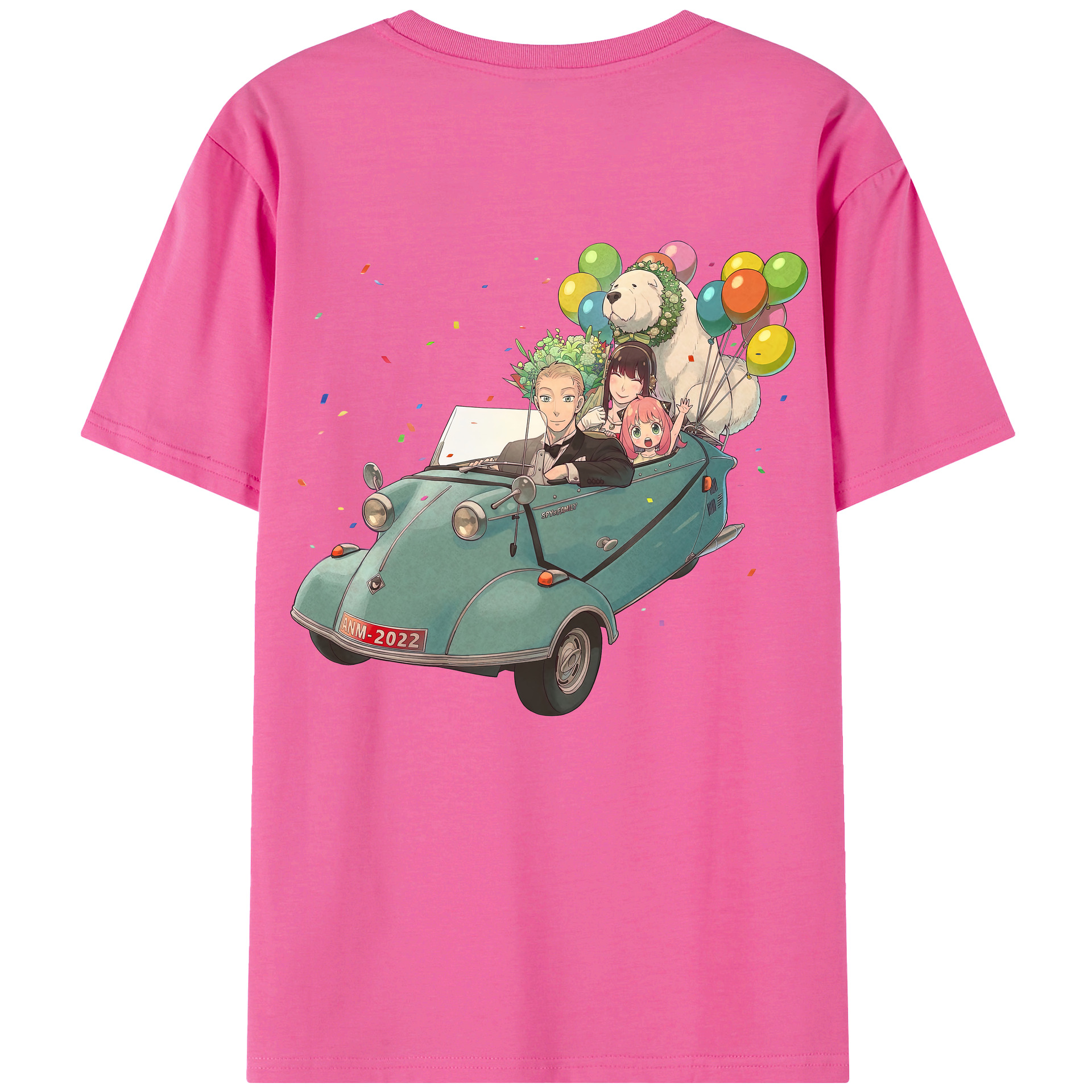 （画像用） SPY×FAMILY间谍家家酒 レディース半袖Tシャツ(バックプリント)